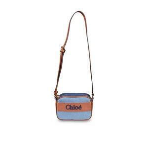 Chloe Blue and Tan Kids Crossbody Bag